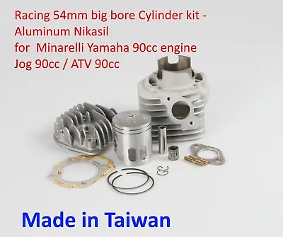 Racing Aluminum Big Bore Cylinder 54mm For Yamaha JOG 90 2 Stroke CA 4DM TX • $160