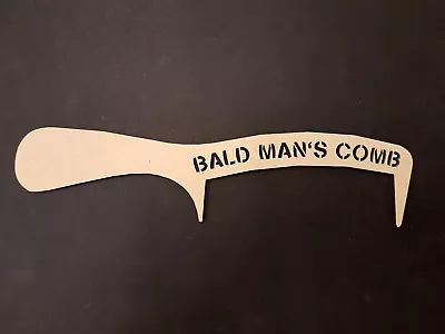 BALD MANS COMB - 300mm X 71mm X 3mm - Laser Cut • £5.99