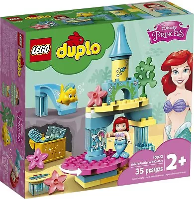 Lego Duplo Little Mermaid 10922 ARIEL'S UNDERSEA CASTLE Flounder NEW SEALED • $142.49