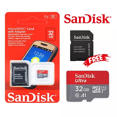 Dash Cam SanDisk Ultra 32G Micro SD Card Security 100Mb/s TF Memory Card • $11.49