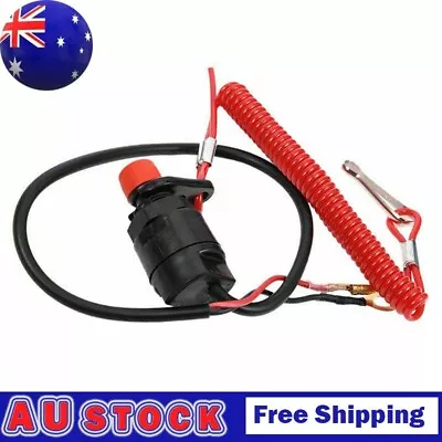 With Safety Tether Lanyard Universal Boat Outboard Engine Motor Kill Stop Switch • $23.50