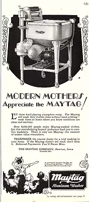 1929 MAYTAG Aluminum Washer Laundry Art Décor Ephemera 20's Vintage Print Ad • $14.36