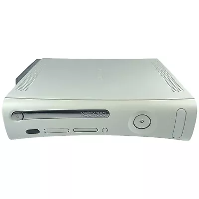 2009 Microsoft Xbox 360 White Console Only  20GB HDD Tested No Power Cable • $40