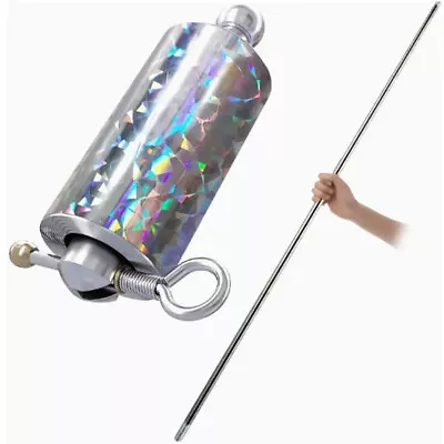 Pocket Size Magic Telescoping Cane Steel Expandable Portable Toys Magician Props • £6.35