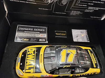 2001 Box Matt Kenseth #17 Dewalt 1:24 Diecast Team Caliber Roush Racing Car 1909 • $34