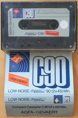 Agfa C90 Vintage Used Cassette Tape Made In Korea • £4.50