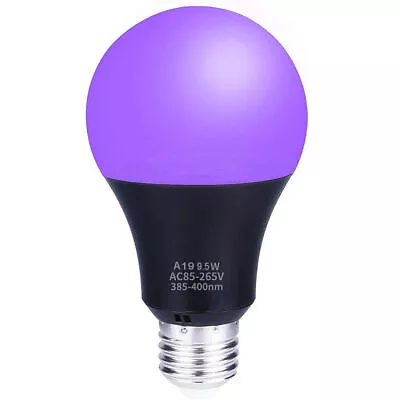 E27 UV Black Light Bulb LED Blacklight Flood Light Bulb Fluorescent Poster 9W15W • $11.10