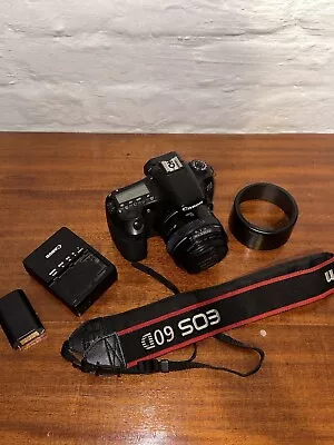 Canon EOS 60D 18MP SLR Camera + Canon EF 50mm F1.4 USM - Used & Very Well Loved • £309