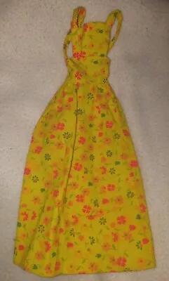 Vintage VTG Original 70s Barbie Doll Best Buy 9553 Yellow Floral Jumper  • $4.25