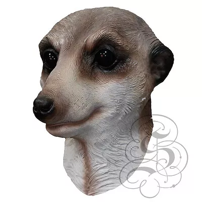 £27.99 • Buy Latex Animal MEERKAT Party Mask - Halloween Hen Stag Prop Cosplay Photography 