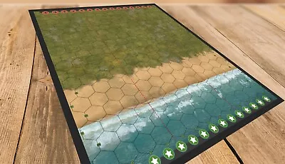 Memoir 44 D Day Beach Landings Normandy Custom-designed Breakthrough Vinyl Mat • $44.95