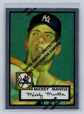 Mickey Mantle 1996 Topps Chrome Commemorative #311 1952 Topps Rc Yankees • $19.99