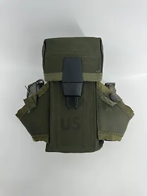 USGI VIETNAM ERA  ARMY AMMO 3-30 Rd MAGAZINE POUCH “NEW” US GOV. ISSUE. • $15