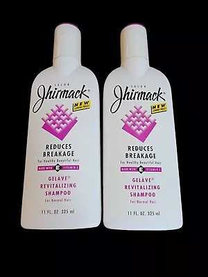 Vintage 1990s Jhirmack Salon Gelave Revitalizing Shampoo Reduces Breakage 11oz • $35