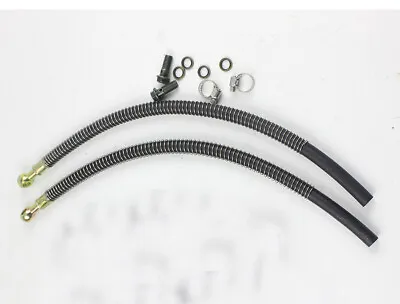 8mm Banjo 460mm Oil Cooler Radiator Hose Lines PIT PRO Dirt Bike ATV Quad Buggy • $15.97