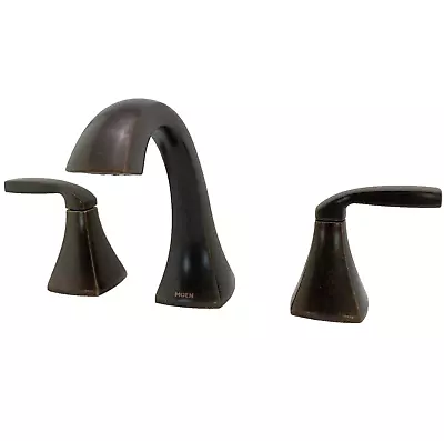 MOEN T6905ORB Voss 2H High-Arc Bathroom Faucet Trim Kit - Oil Rubbed Bronze $426 • $189.97