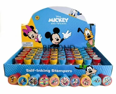 30ct Disney Mickey Minnie Mouse Stamps Self-ink Toy Party Favors Party Supply • $19.99