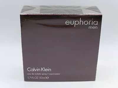 Calvin Klein EUPHORIA Men 50ml Eau De Toilette Spray New Boxed & Sealed • £23.89
