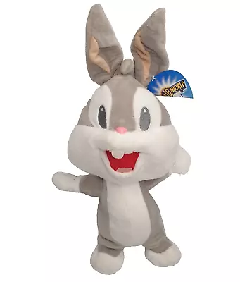 Warner Bros Movie World Baby Looney Tunes Bugs Bunny Soft Plush Toy Approx 39cm • $17.50