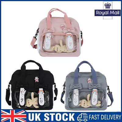 Kawaii Backpack Japanese Students Schoolbag JK Uniform Girl Messenger Bags • £12.39