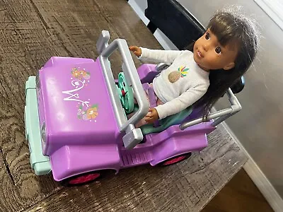 American Girl WellieWishers Doll Garden Adventure Wheels Jeep Car Works Great! • $34.99