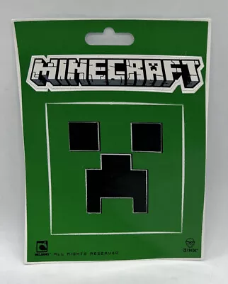 NEW JINX Minecraft Logo & Green Creeper Face Sticker Decal 2pc Official Licensed • $2.99