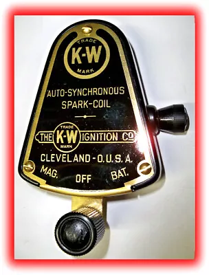 K - W Ford Model 't' Coil Box Switch W/key 1913? • $195