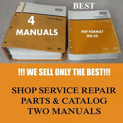 $21.99 • Buy 4 Manual Case Phase 1 580K 580 K 580CK Loader Backhoe Shop Service Parts Catalog