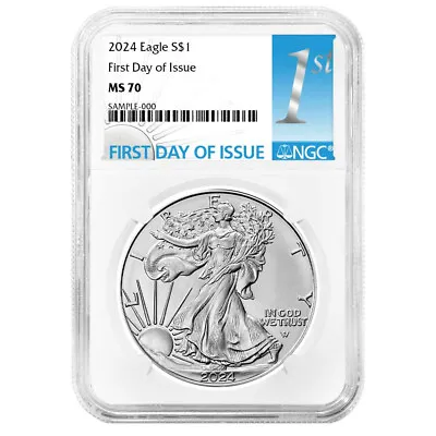 2024 $1 American Silver Eagle NGC MS70 FDI First Label • $63.60