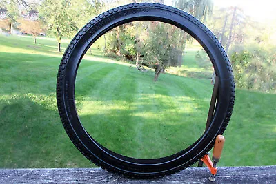 Vintage Schwinn NOS S-7 TRACTOR Black-Wall Tire To Fit 20 X 1 3/4 ~ Made In USA • $39.95