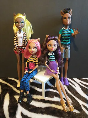 Monster High Wolf Pack Of Trouble Clawdeen Clawdia Clawd Howleen  • $80