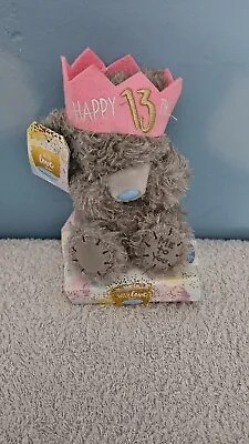 Tatty Ted Bear 13th Birthday Bear With Crown With Love From Me To You • £11.99