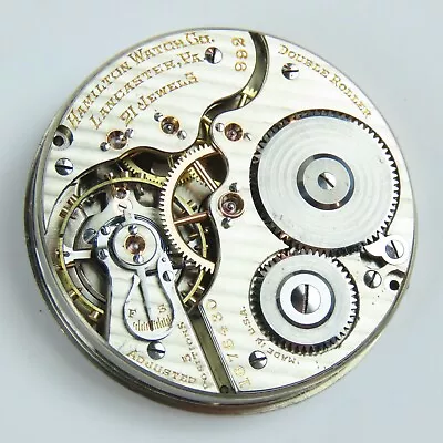 Hamilton 16 Size Model 992 Open Face 21 Jewel Pocket Watch Movement • $0.99