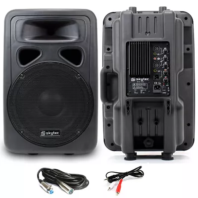 Pair Of Skytec SP1200A 12  Active PA Speakers 1200W 2-Way Bass Reflex DJ System • £369