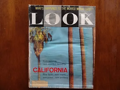 Vintage September 29 1959 Look Magazine  California  / Box 21 • $22.99