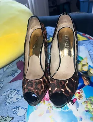 Michael Kors Size 8.5 Women's Heels Cheetah Leopard Pattern • $4.99