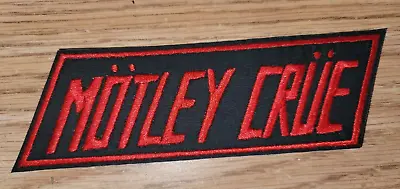 Motley Crue Embroidered Iron On Patch (Gun N' Roses Ozzy AC/DC) • $6.50