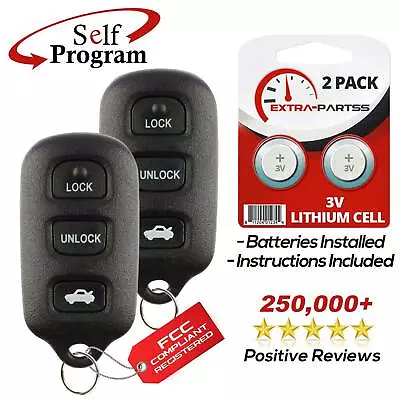 2 For 2002 2003 2004 2005 2006 Toyota Camry Car Remote Keyless Entry Key Fob • $11.94