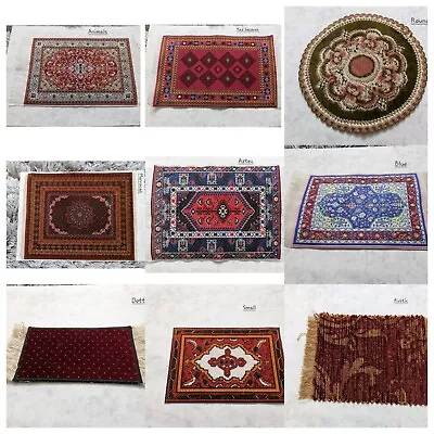 £2.49 • Buy Dolls House Accessories 1.12th Scale Rugs, 9 To Choose From Lots Of Colours