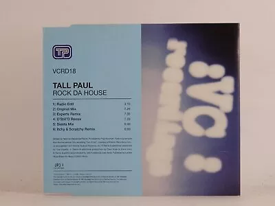 TALL PAUL ROCK DA HOUSE (C35) 6 Track CD Single Picture Sleeve VC • £4.30