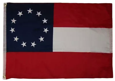 2x3 1st National 11 Stars 100D Woven Poly Nylon Flag 2'x3' Banner Grommets • $9.44