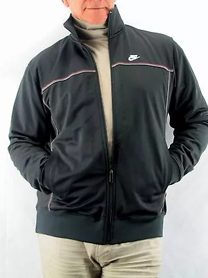 Nike Sportswear Black Polyester Men's Athletic Jacket  New   Size  L  BT • $39.99