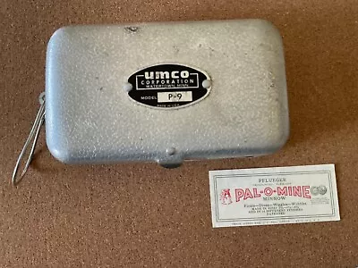 UMCO Model P-9 Vintage Alum. Fly Tackle Box 2 Sided + USA Clean • $30