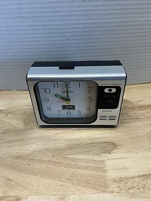 Vintage Citizen Travel Alarm Clock Made In Japan • $17.99