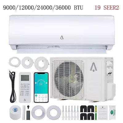 9000/12000/24000/36000BTU Mini Split Air Conditioner Inverter 19 SEER2 Heat Pump • $987.99