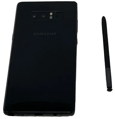 Samsung Galaxy Note 8 SM-N950U 64GB Black Unlocked Smartphone SCREEN BURNS • $100