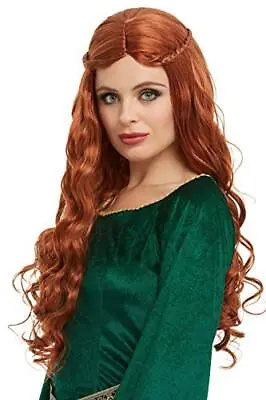 Smiffys Medieval Princess Wig Auburn • $10.92