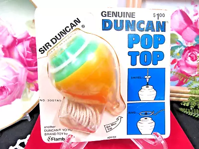 Vintage 1960's GENUINE Sir DUNCAN SPIN TOP Sealed OLD STORE STOCK New NOS Yo-Yo • $14.95