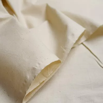 Calico Fabrics 100% Cotton Unbleached  Fabric - 150cm Wide Medium Weight BY  B H • £4.79