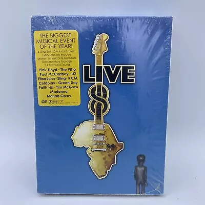 Live 8 4-DVD Set Sealed RARE McCartney Killers Pink Floyd U2 R.E.M. + Sealed NEW • $21.93